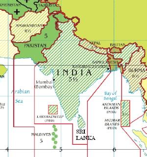 Manila to India Standard Time .